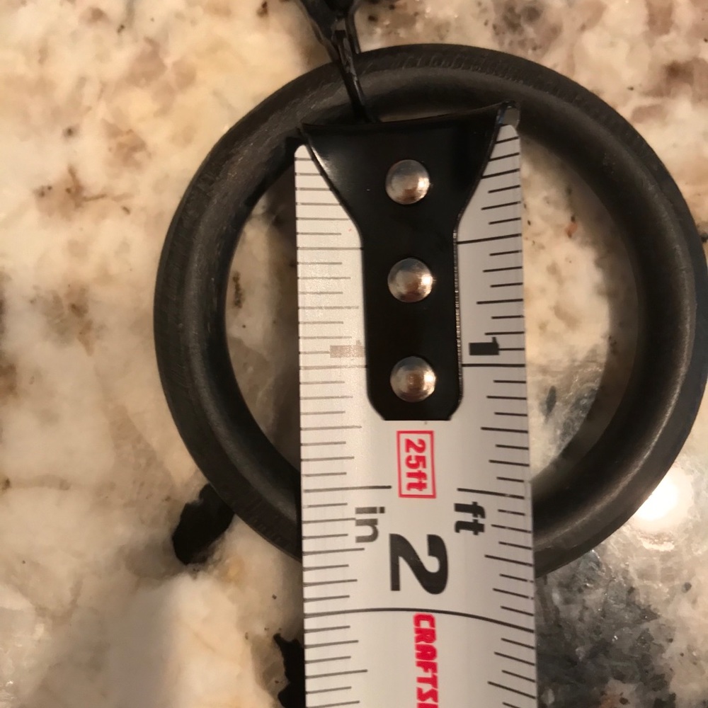 Pottery Barn Cast Iron Black Curtain Clip - Large - Picture 3 of 4